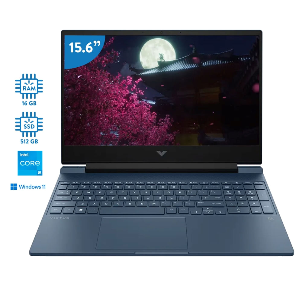Laptop HP 15 CI5 victus 16GB 512SSD
