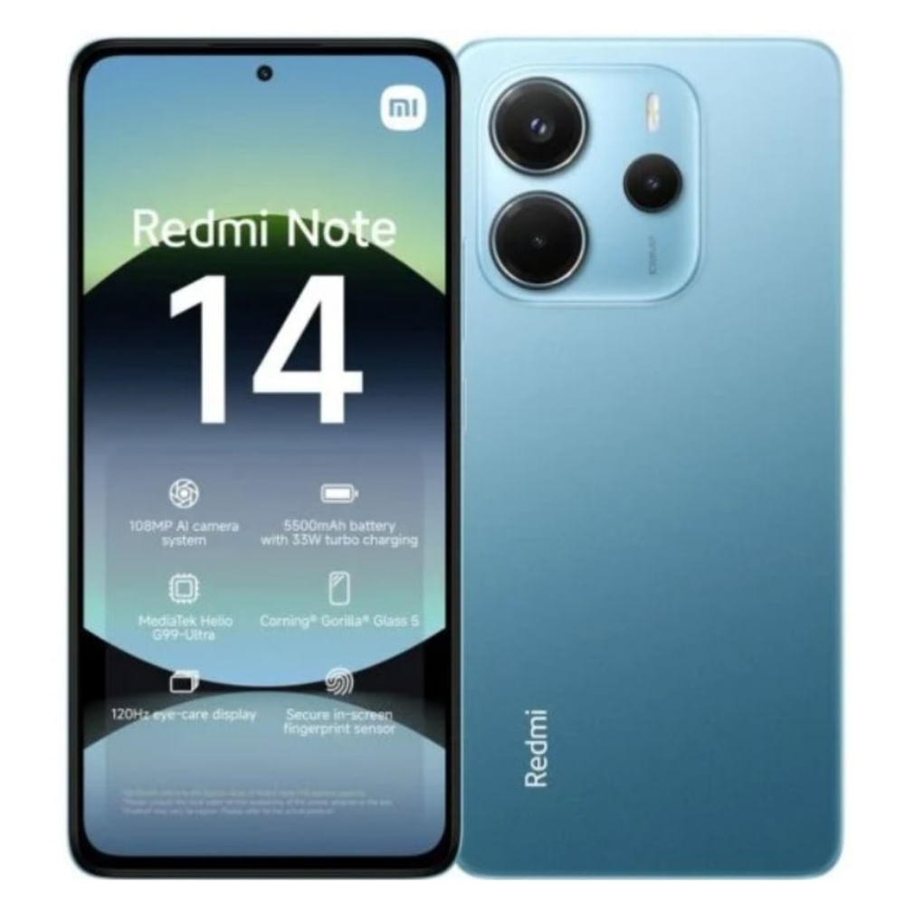 Celular Xiaomi Note 14 8GB RAM 256GB Almacenamiento