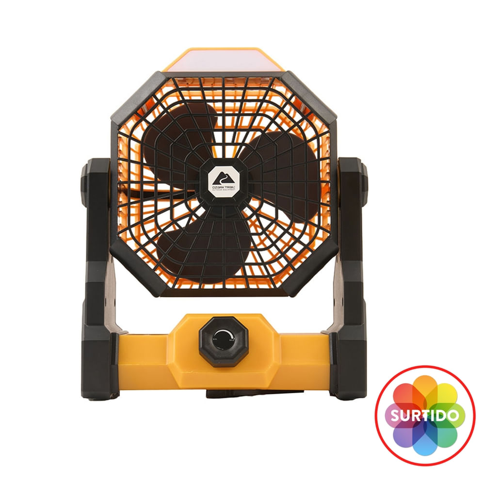 Ventilador Ozark Trail outdoor con luz  para campismo