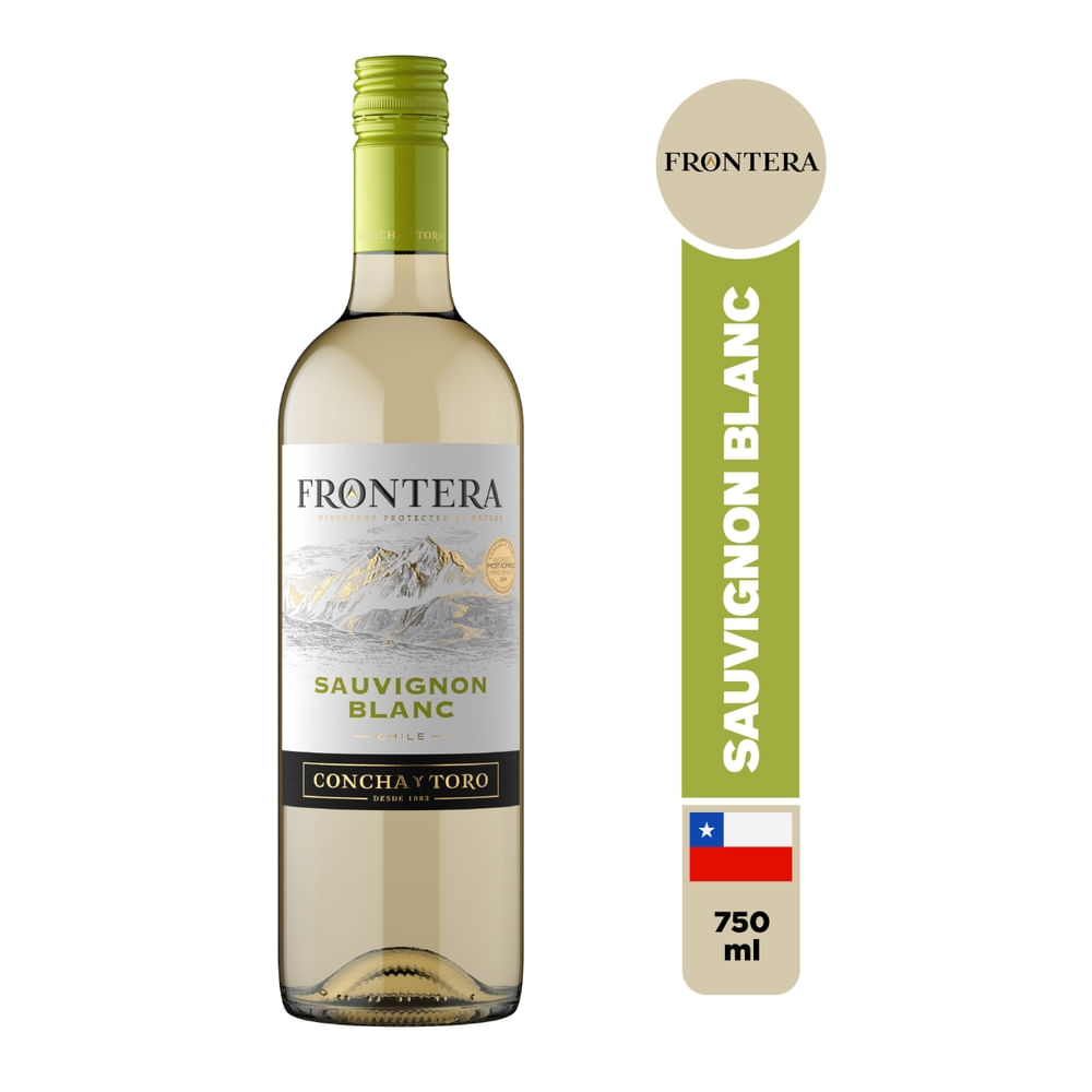 Vino Frontera blanco sauvignon concha y toro - 750 ml