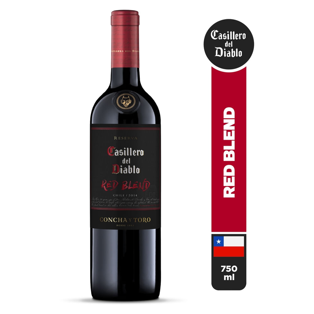 Vino tinto Casillero Del Diablo red blend - 750 ml