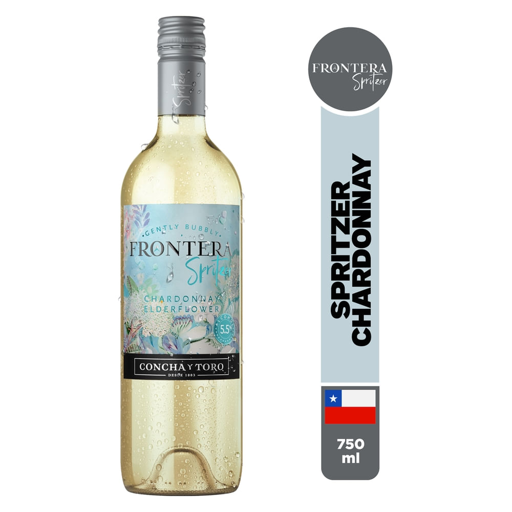 Vino blanco Frontera spritzer chardonnay eldelflower - 750 ml