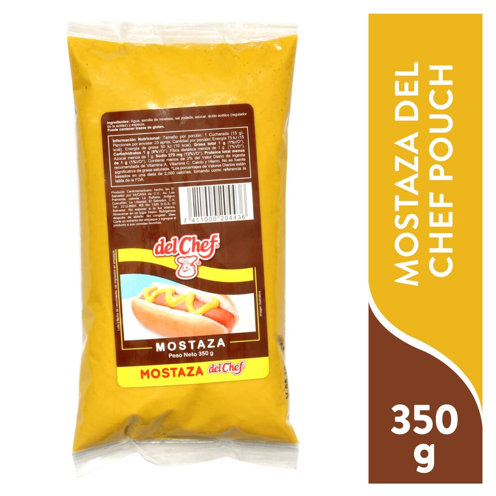 Mostaza Del Chef Pouch - 350 g