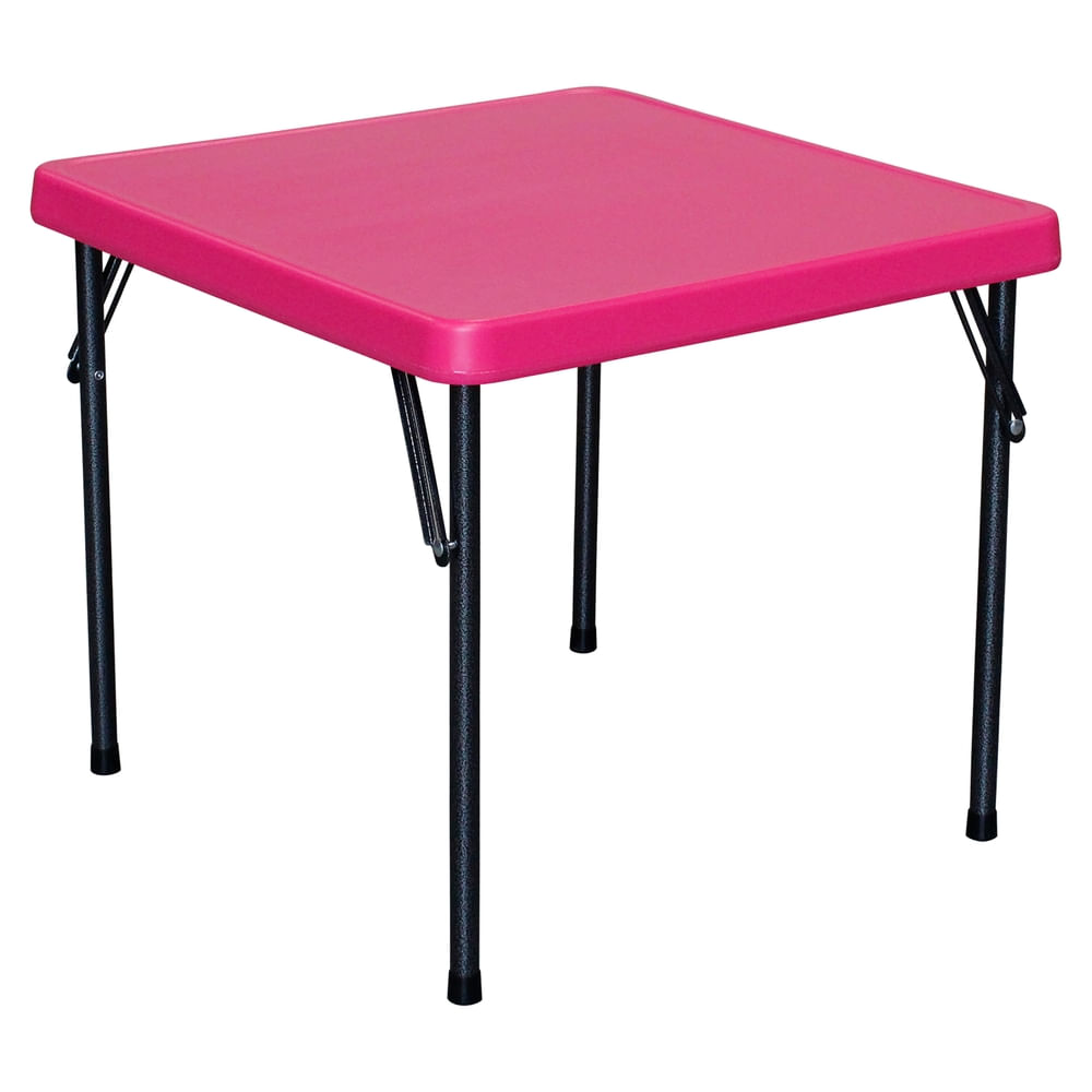 Mesa Mainstays infantil plegable color rosado