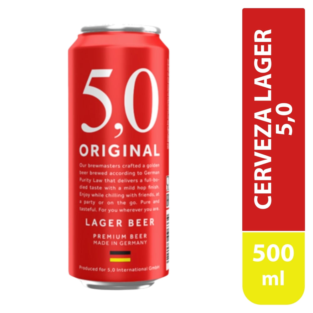 Cerveza Lager Original -500 ml