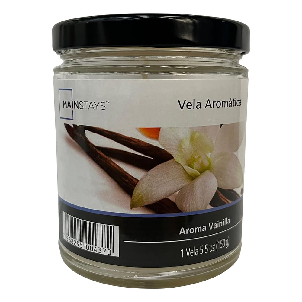 Vela aromática Mainstays aroma vainilla mediana -150 g