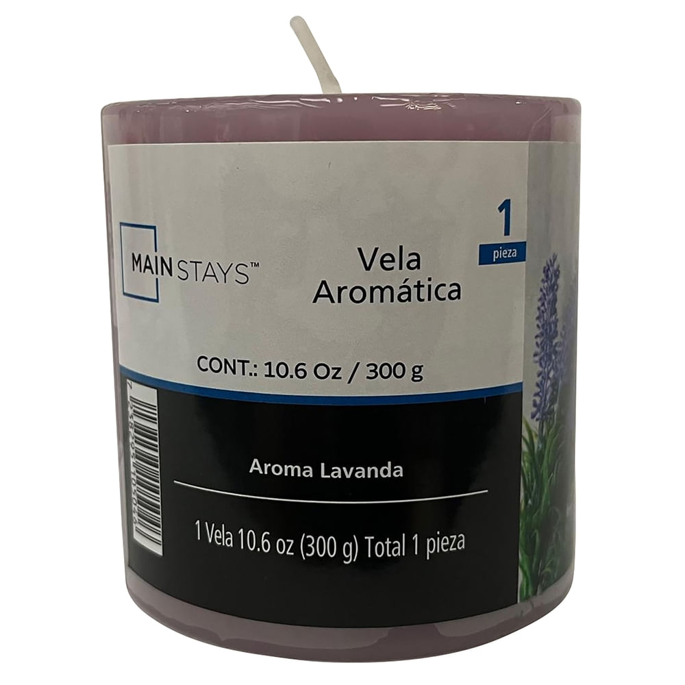 Vela aromática Mainstays aroma lavanda -300 g