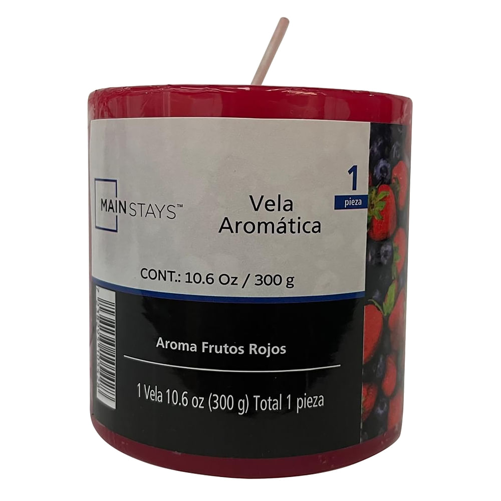 Vela aromática Mainstays aroma frutos rojos -300 g