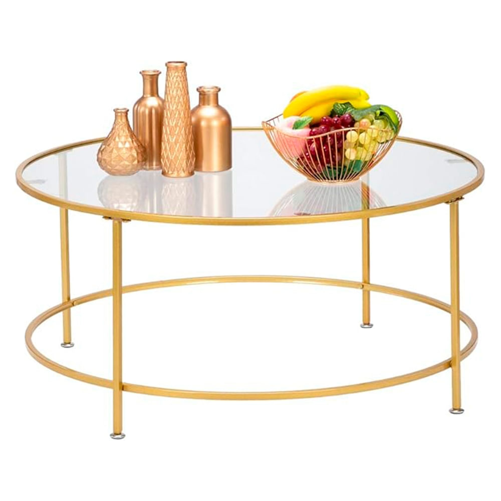 Mesa Mainstays De Centro Vidrio D91 4 cm