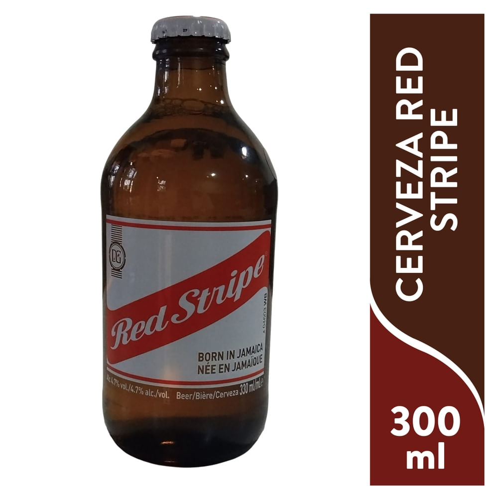 Cerveza Red Stripe Bot 330 Ml