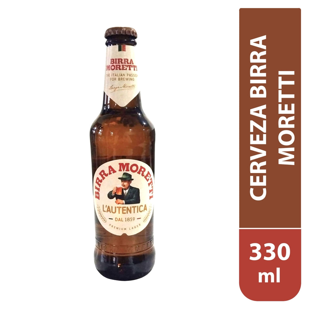 Cerveza Birra Moretti 330 Ml