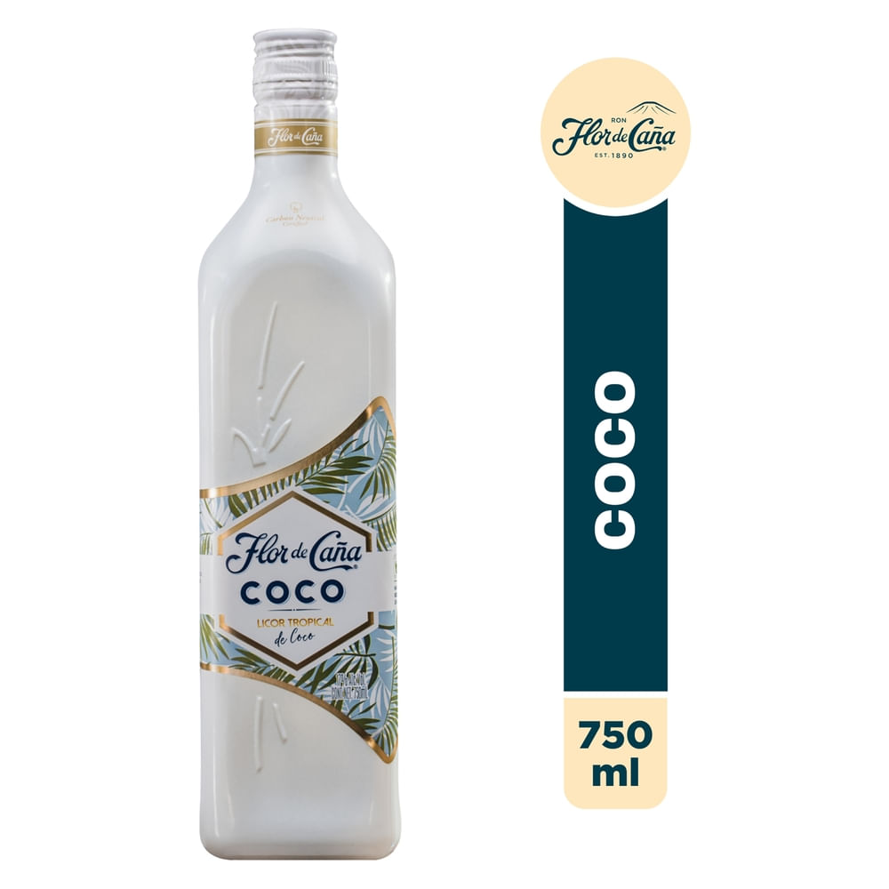 Licor Flor De Cana Ultra Coco 750 ml