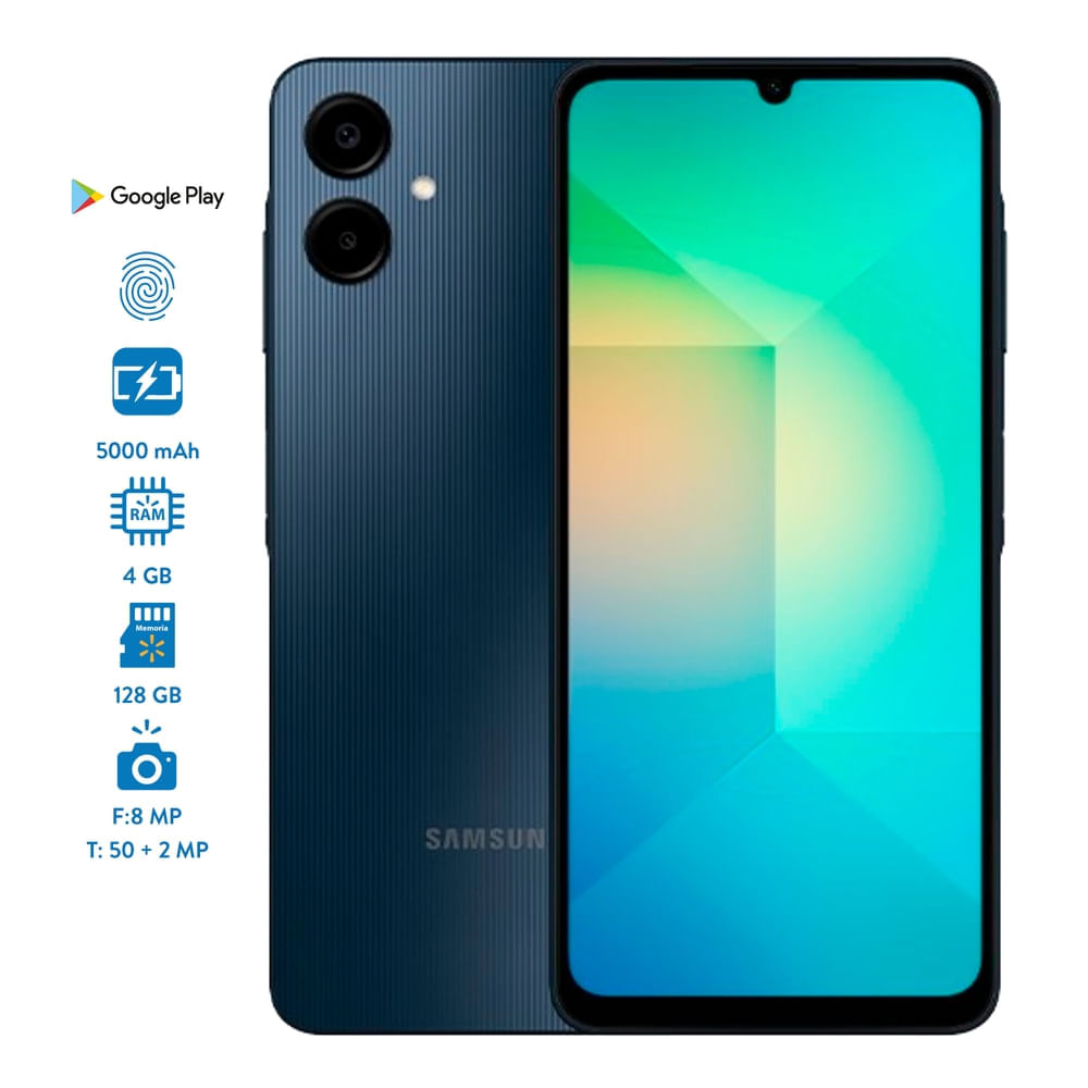 Celular Samsung A06 4GB RAM 128GB Almacenamiento