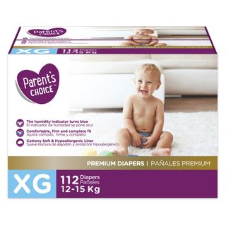 Pañales Parents Choice Premium XG -112 Uds
