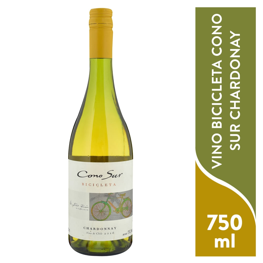 Vino Bicicleta Cono Sur Chardonay 750 ml