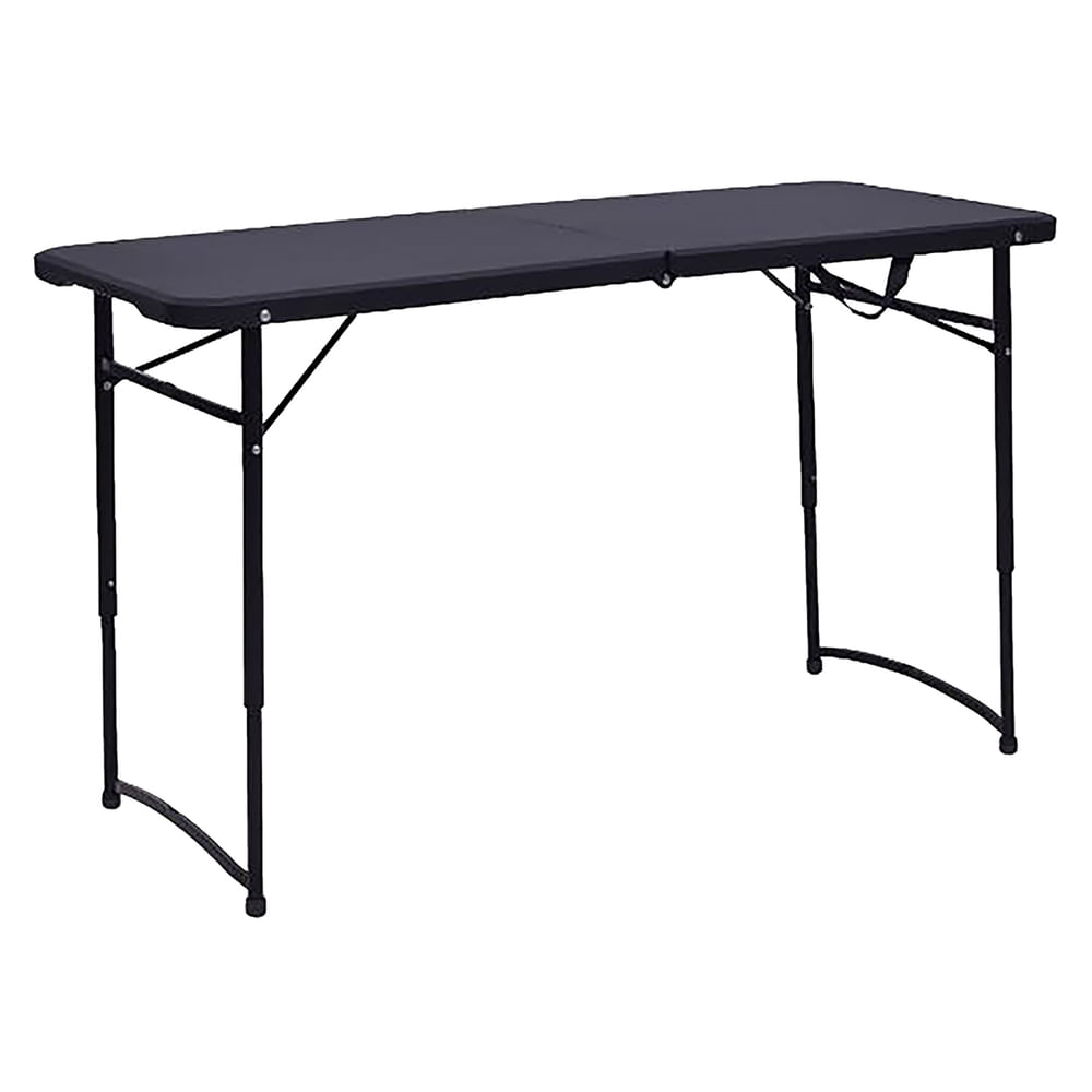 Mesa Mainstays Plegable Plastica Negra - 101.5 cm