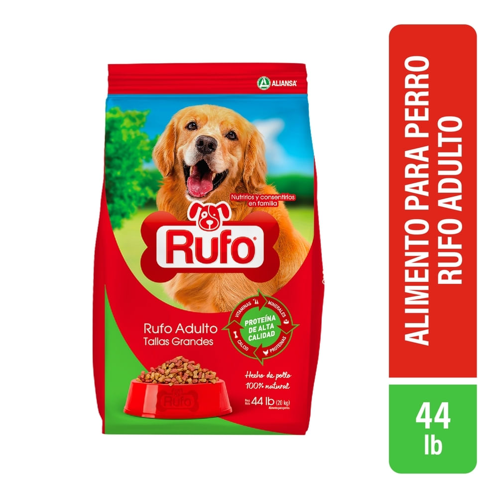 Alimento Rufo Perro Adulto - 44 lbs