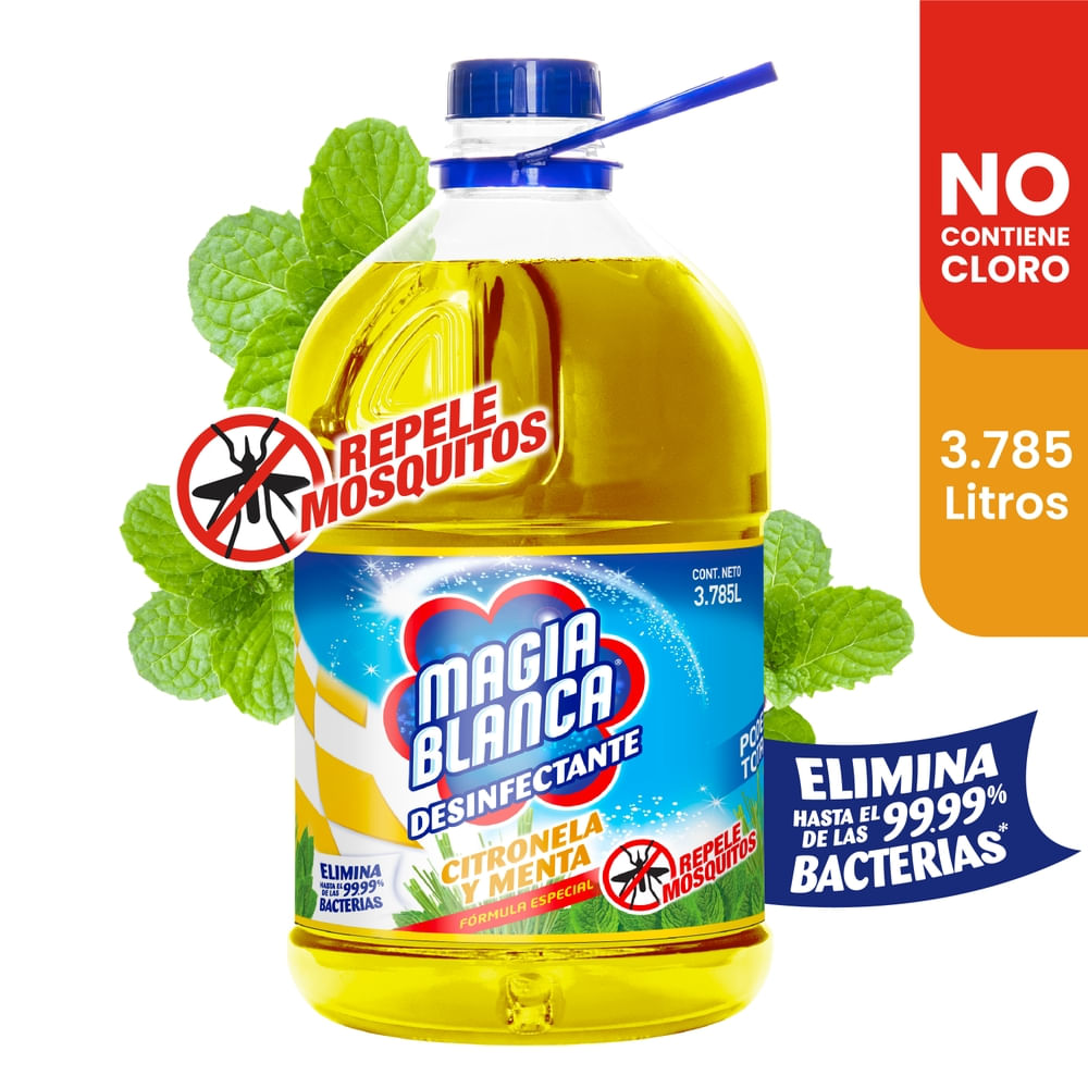 Desinfectante Magia Blanca Citronela - 3785 ml