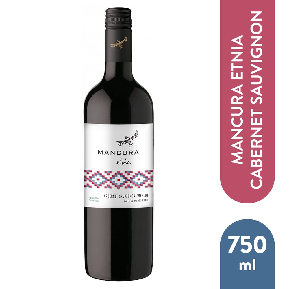 Vino Mancura Etnia Cabernet Merlot - 750 ml