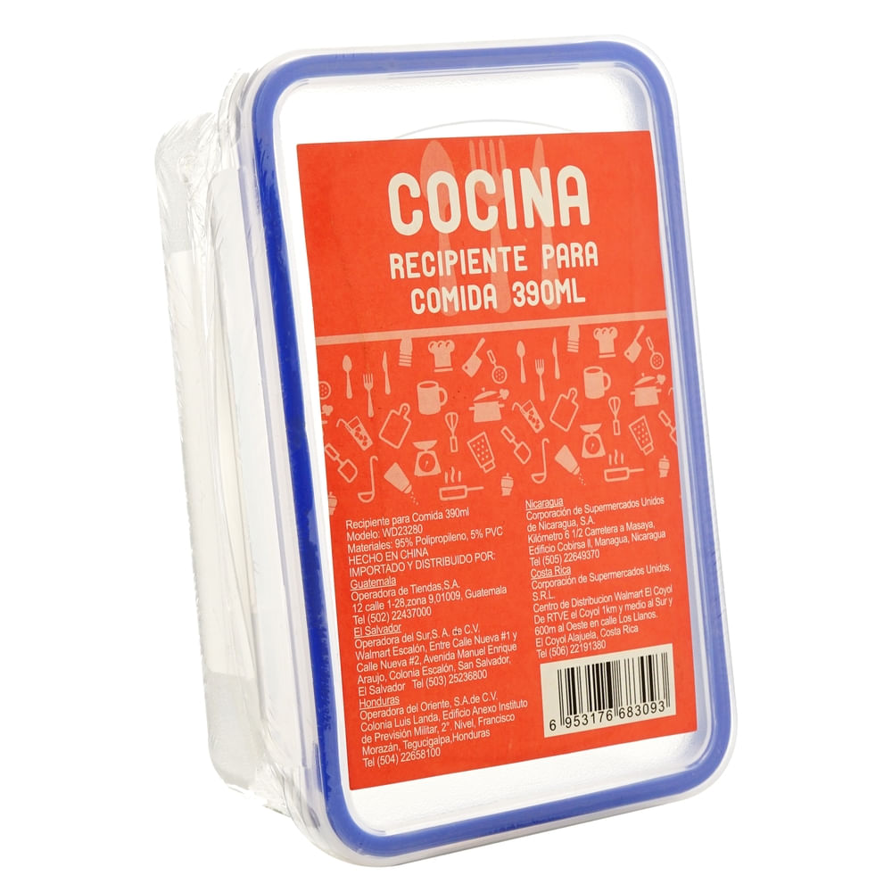 Recipiente Wanda para comida -390 ml
