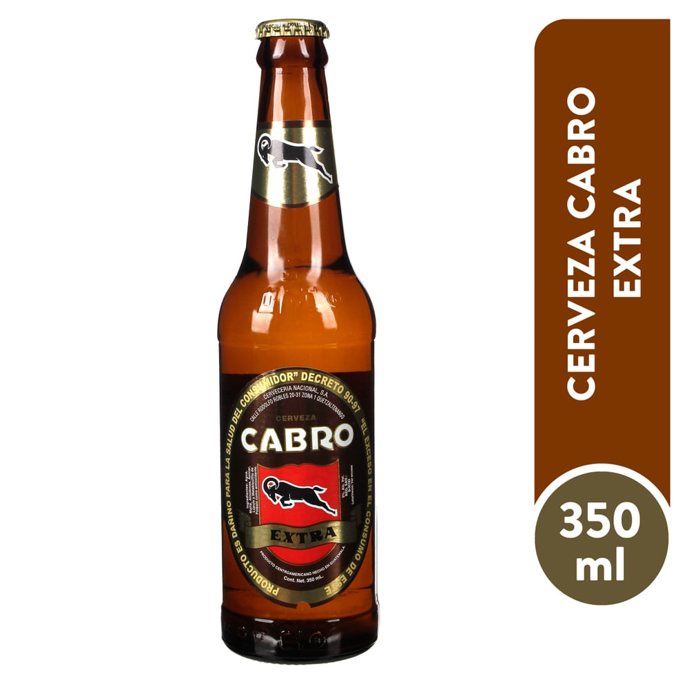Cerveza Cabro Vidrio 350 ml