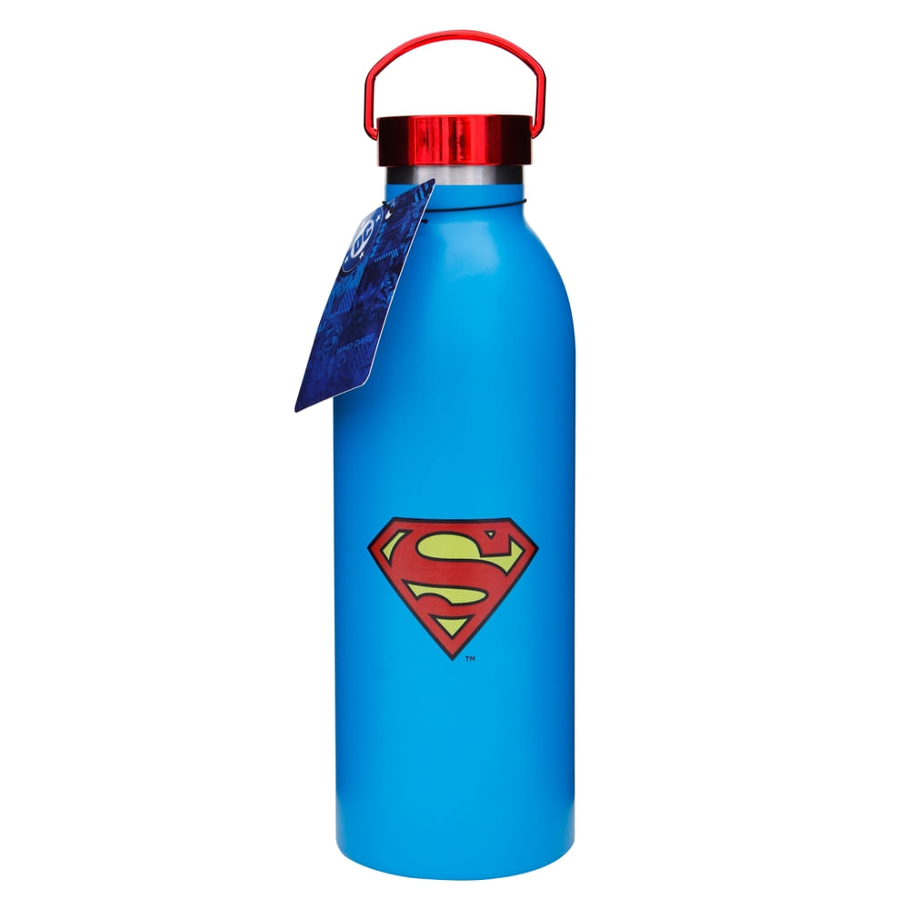 Superman Botella Metalica