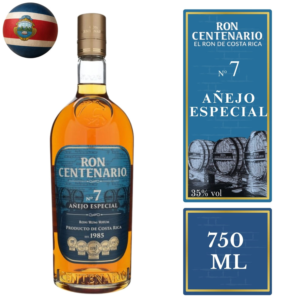 Ron Centenario Añejo Especial 7años - 750ml