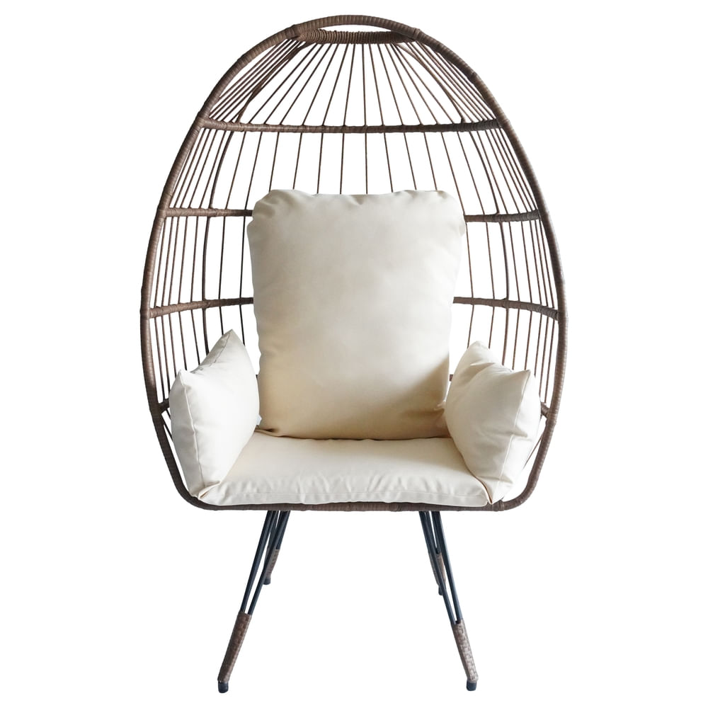 Silla Nido Home Trends Beige Avellan 100 x 68 x 158cm