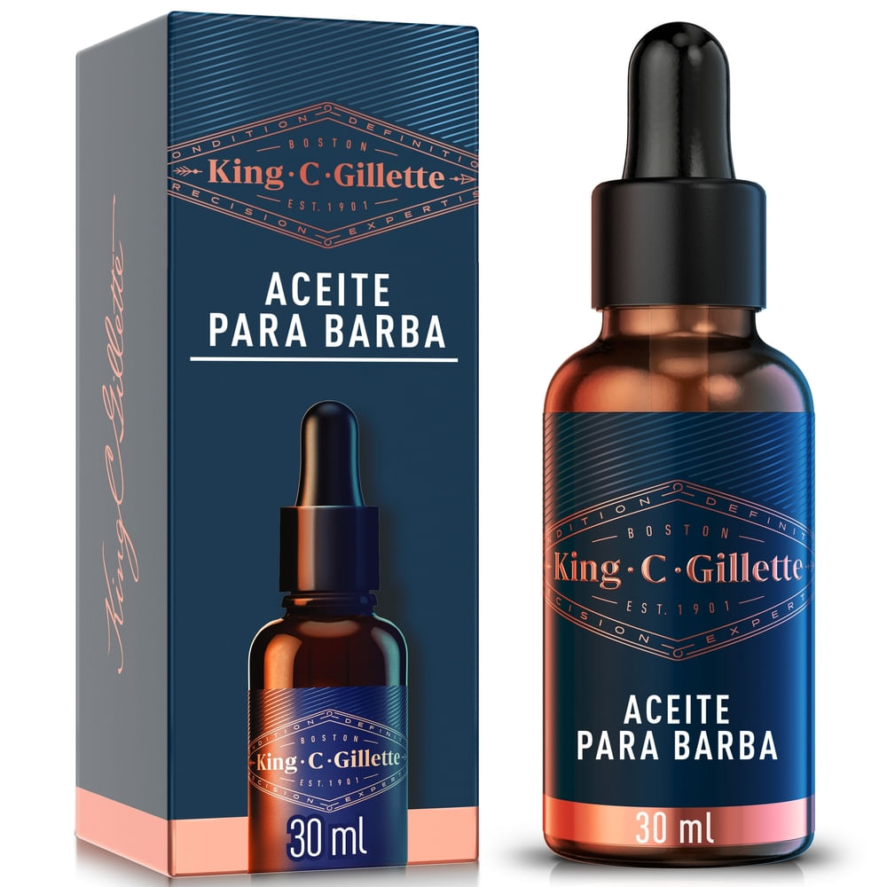 Aceite Gillette para barba hidratación y suavidad con argán - 30 ml