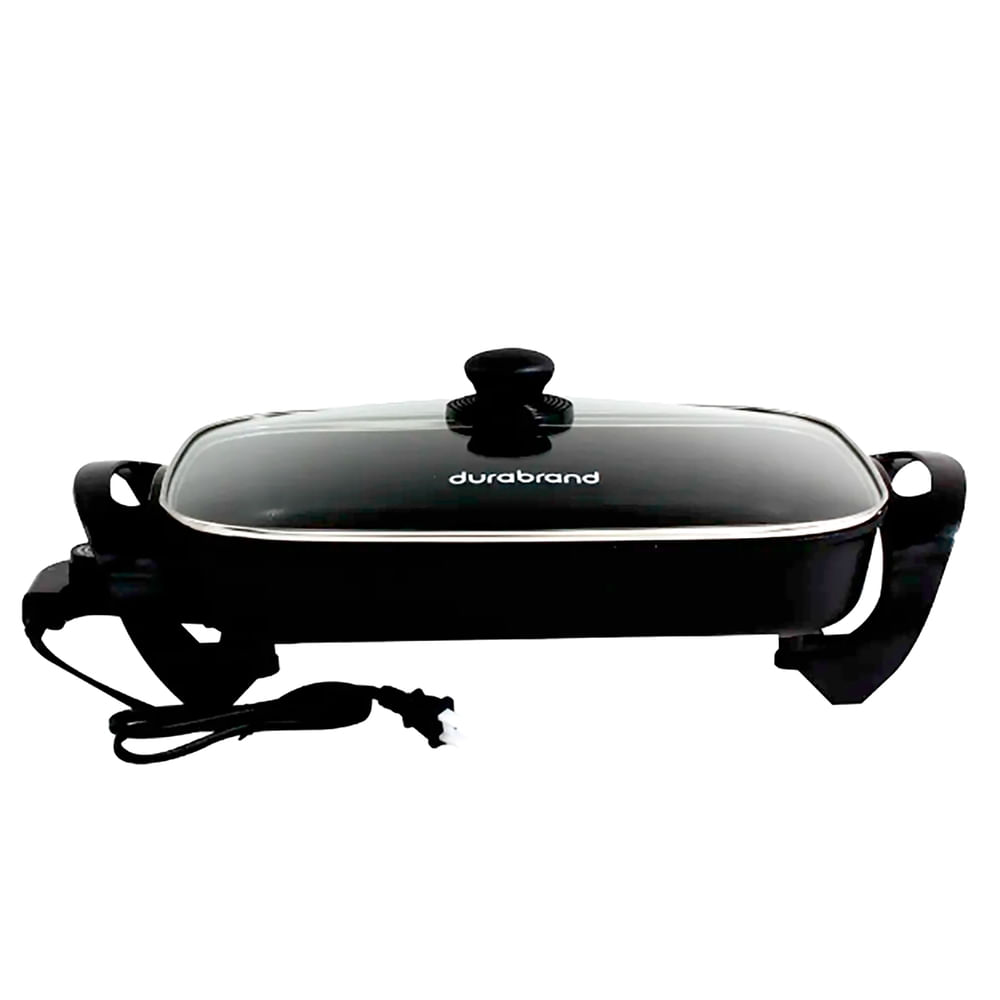 Sarten eléctrico Durabrand 120v 1200w cuadrado