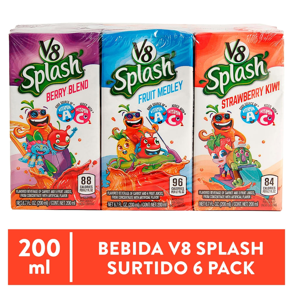 6 Pack Jugo Campbells Tetra - 200 ml