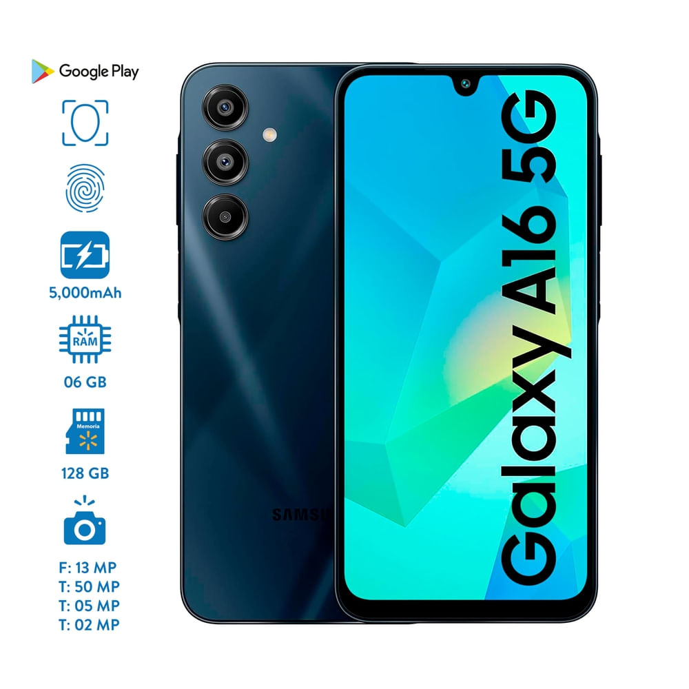 Celular Samsung A16 6GB RAM 128GB Almacenamiento