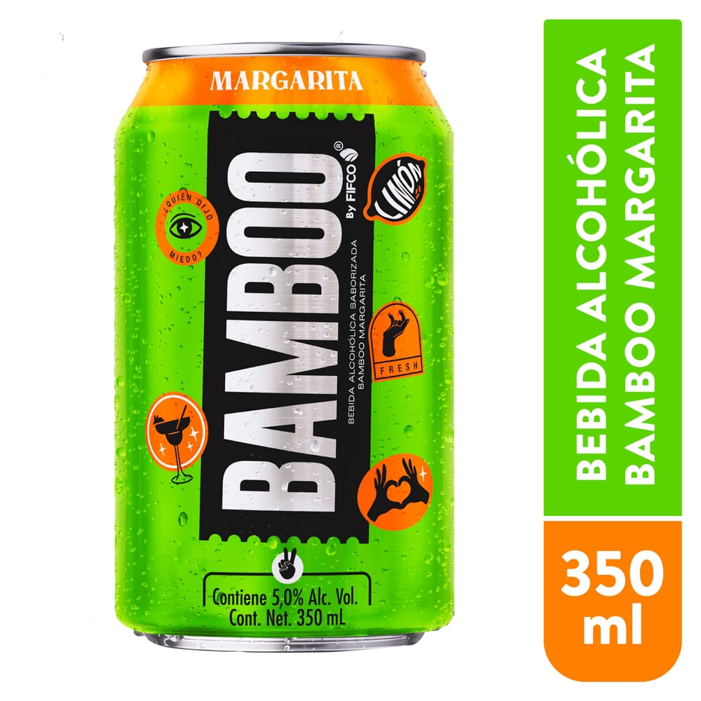 Bebida alcohólica Bamboo Margarita - 350 ml