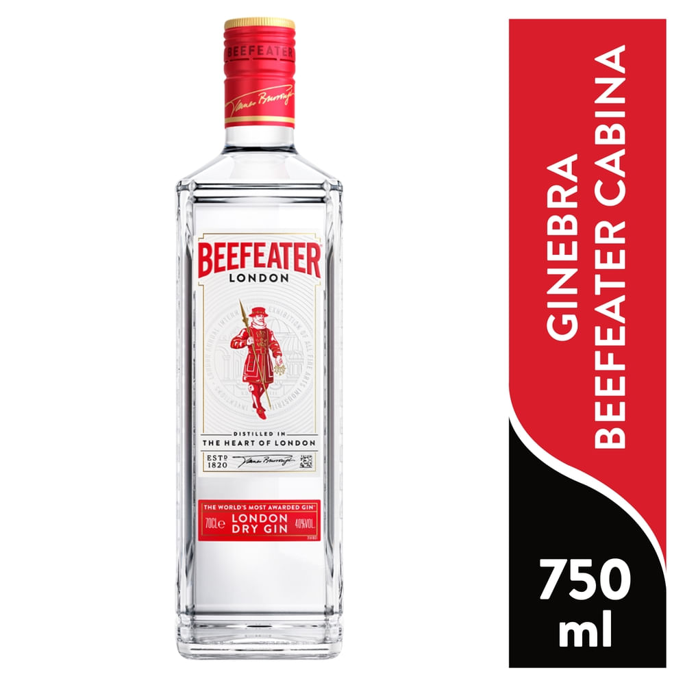 Ginebra Beefeater Cabina - 750 ml