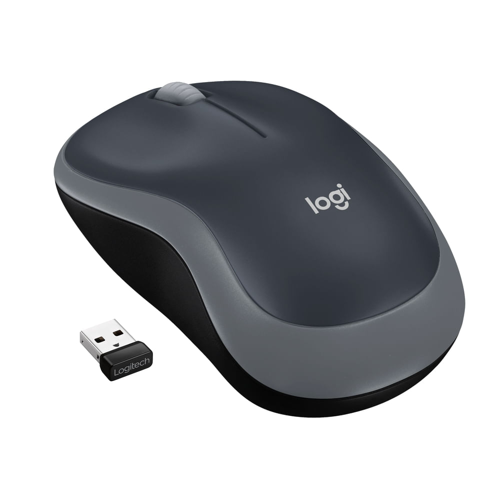 Mouse inalámbrico Logitech M185 Gris