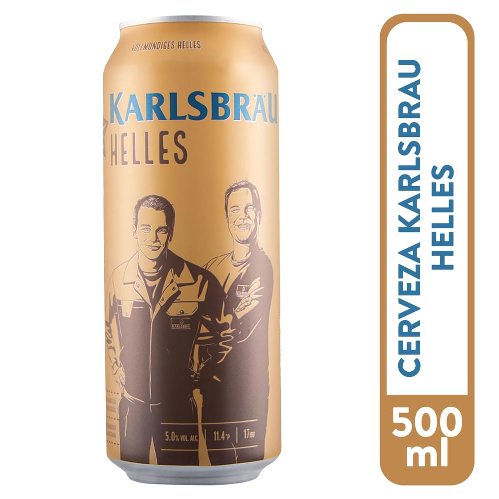 Cerveza Karlsbrau Helles 5.0 Alc 500 ml