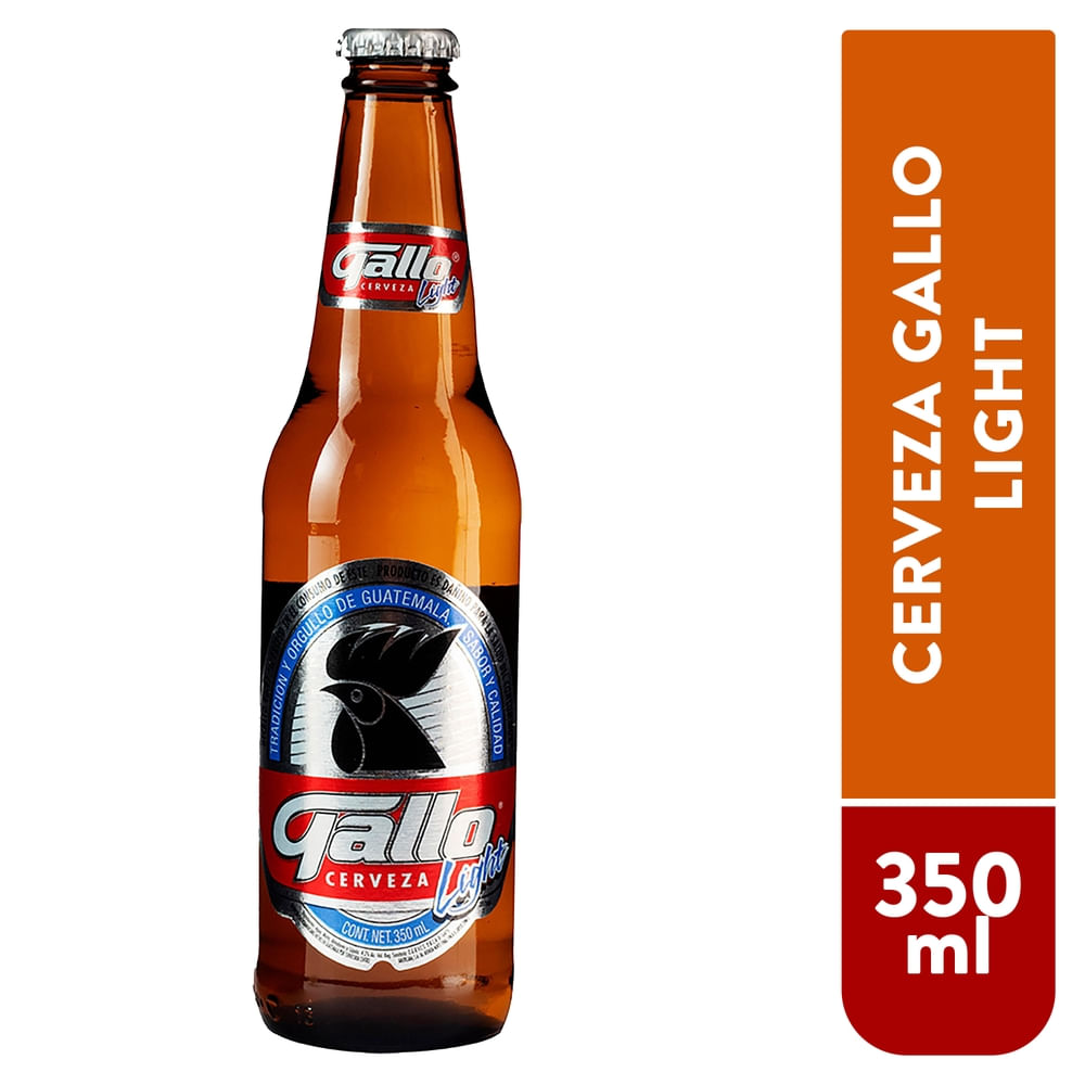 Cerveza Gallo Botella Light 350 ml
