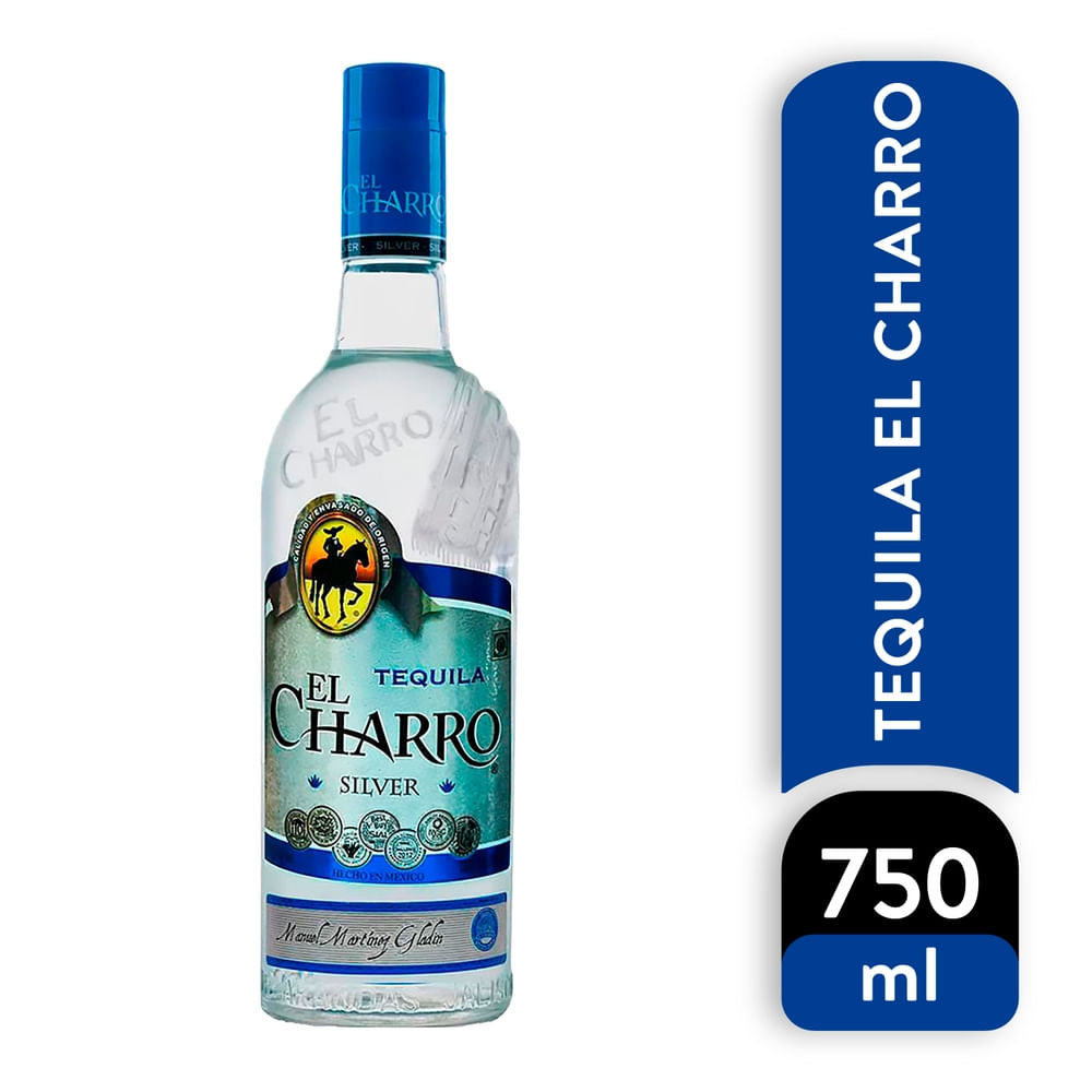 Tequila El Charro Silver 750 ml
