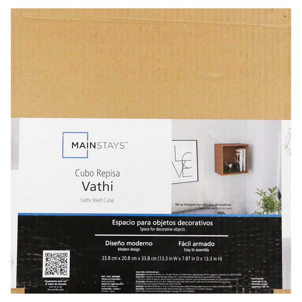 Ms Cubo Repisa Vathi 35 Cm