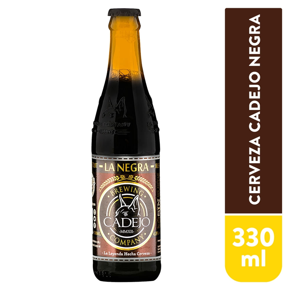 Cerveza Cadejo Artesanal La Negra 330 ml