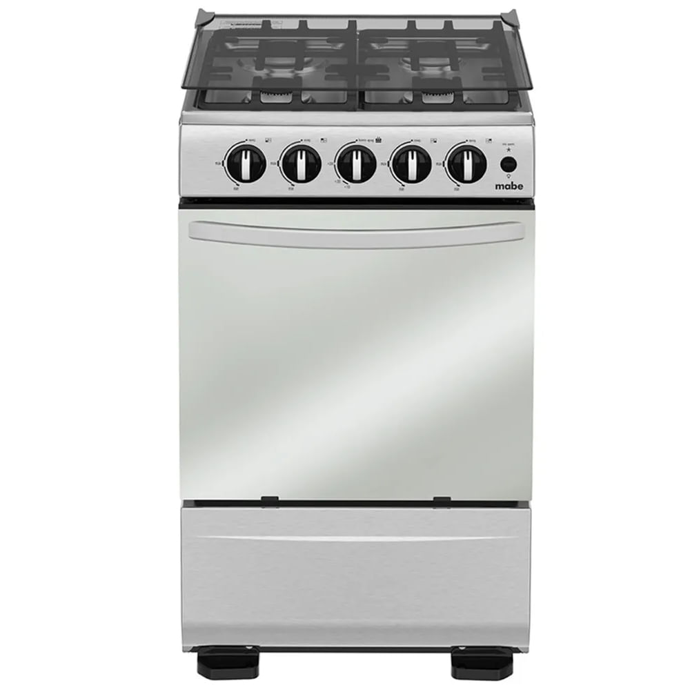 Cocina de gas Mabe con horno inoxidable capelo 20 Pulgadas