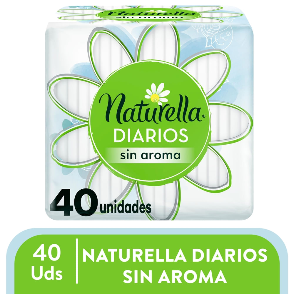Naturella Diarios Unscented 40ea 18it