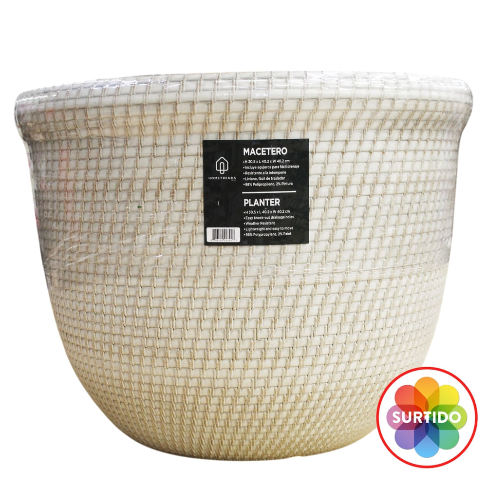 Ht Maceta 30cm Variedad Colores