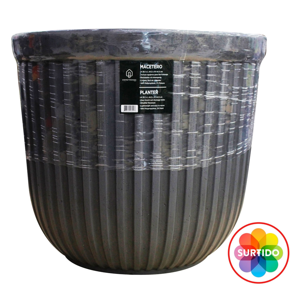 Ht Maceta 39cm Variedad Colores