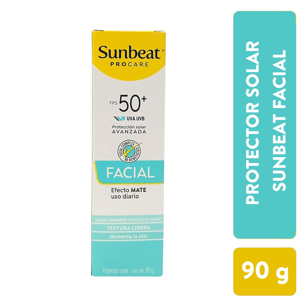 Protector Solar Sunbeat Facial 90 Gr