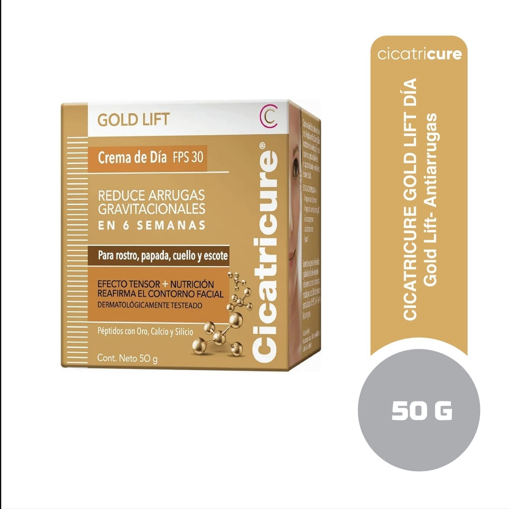Crema de Día Cicatricure Gold Lift antiarrugas- 50 g