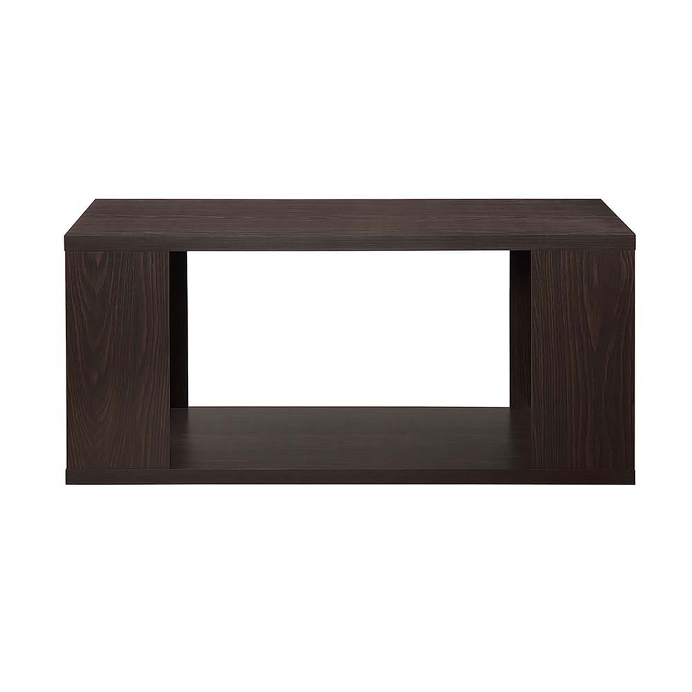 Mesa Mainstays de centro madera oscura 120 cm