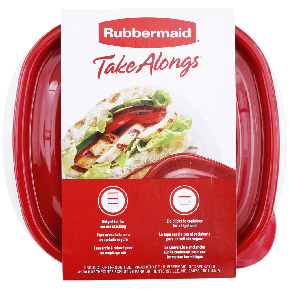 Recipiente Take Along Set 2 9 Tz Rojo