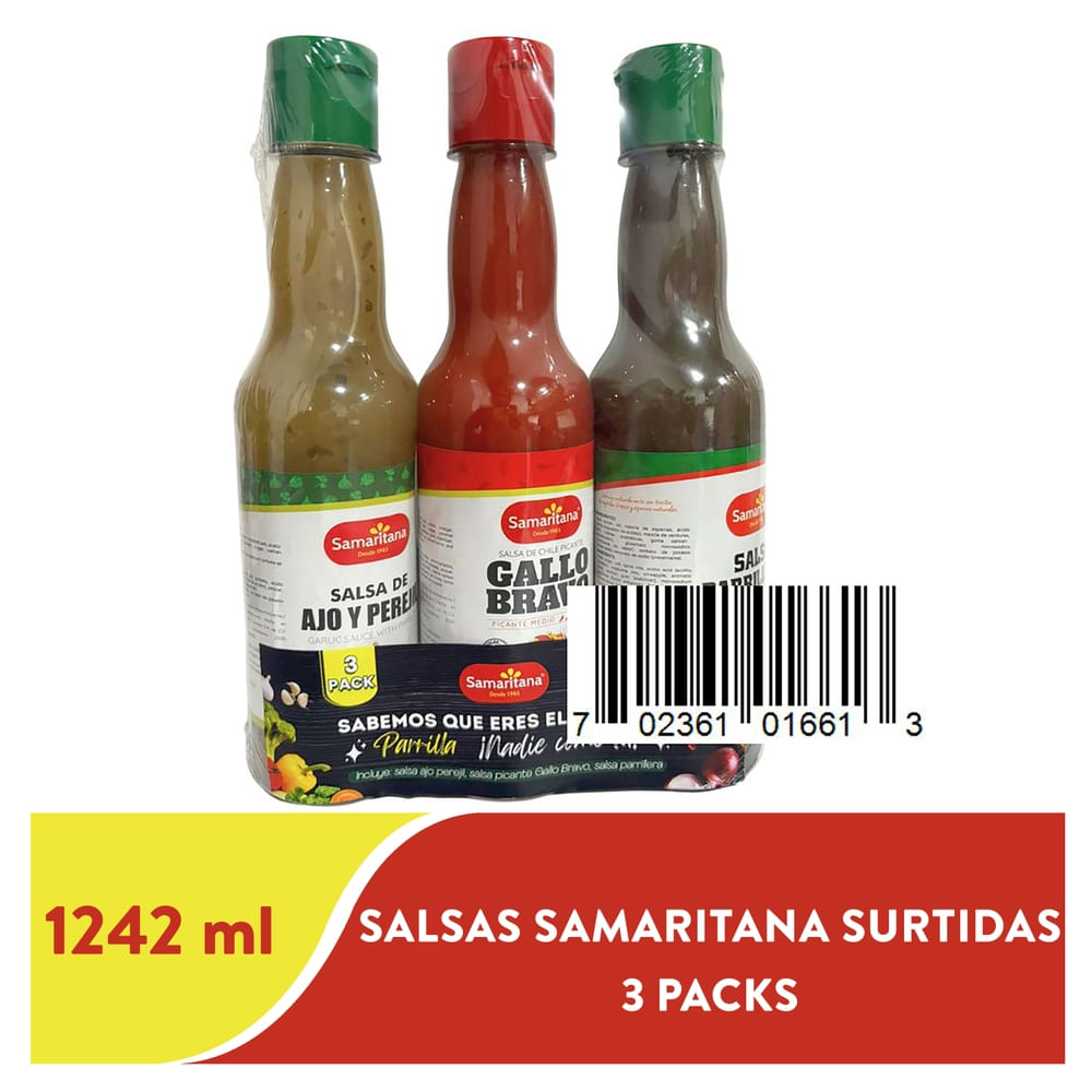 3pack Salsas Samaritana 1242 Mlvariedad