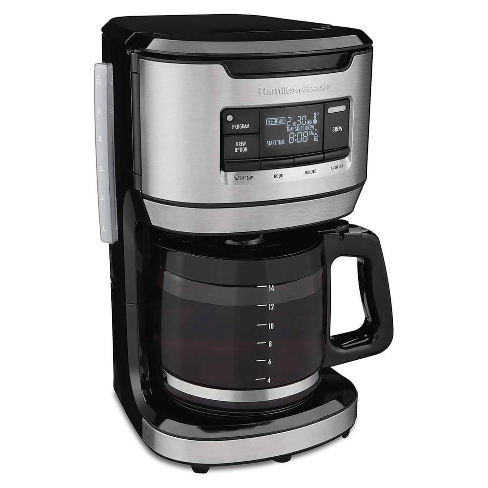 Cafetera Programable Hamilton Beach capacidad 14 tazas